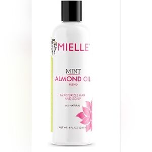 Mielle Mint Almond Hair Oil 8oz Scalp Moisturizing Oil Natural Hair New/Sealed